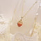 <10002>strawberry&small flour necklace Ivory flower(elegant rose)