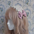 <10020>Blumentanzレースヘッドドレス ピンク