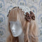 <10021>Blumentanzレースヘッドドレス ブラウン