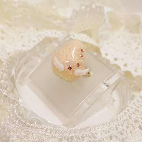 <10037>strawberry ring star angel (brilliant pink)