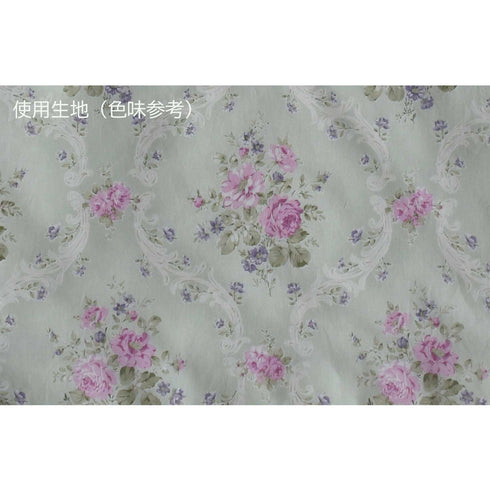 <10037>Rose Vineヘッドドレス ペールグリーン(長さ25cm)