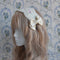 <10041>Ripple Flower Laceヘッドドレス ペールグリーン×アイボリーリボン