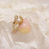 <10043>princess strawberry ring half swan (brilliant pink)