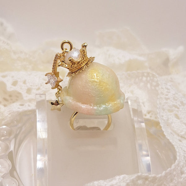 <10044>clown ice ring rainbow