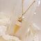 <10048>clown ice necklace rainbow ribbon(slightly pink)