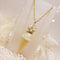 <10049>clown ice necklace rainbow ribbon(Slightly mint)