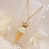 <10049>clown ice necklace rainbow ribbon(Slightly mint)