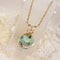 <10058>alice macron necklace(blue)
