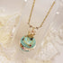 <10058>alice macron necklace(blue)