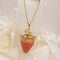 <10060>queen flour princess strawberry necklace (elegant rose)