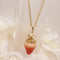 <10069>princess strawberry necklace flour (pure red)