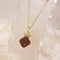 <10076>clown caramel necklace