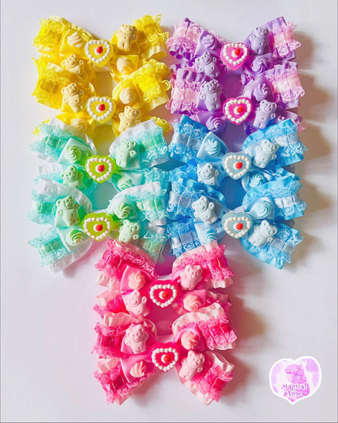 <11010>Sweet Hair Clip (Purple)