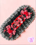 <11020>Many Ribbons Headdress (Black and red)