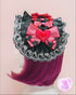 <11020>Many Ribbons Headdress (Black and red)