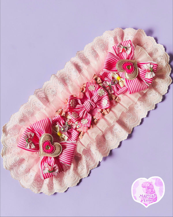 <11021>Many Ribbons Headdress (Pink)