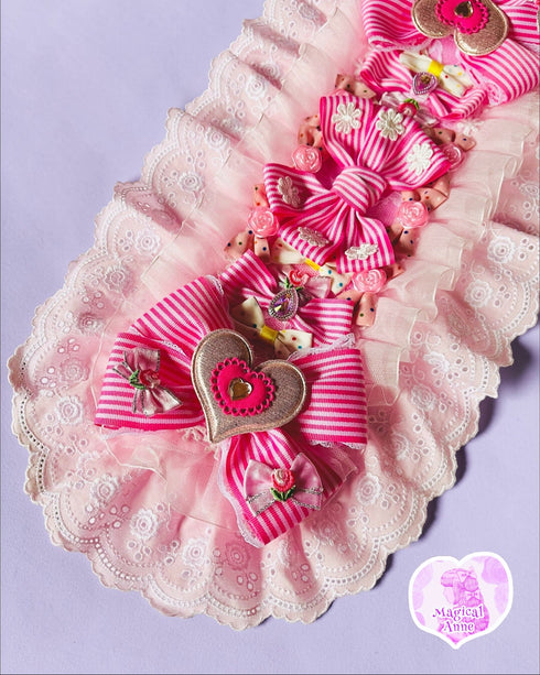 <11021>Many Ribbons Headdress (Pink)