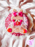 <11024>Lovely Rabbit Rosette (Dark pink)