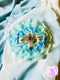 <11031>Pastel Frill Clip (Light blue)