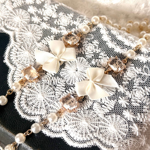 <12001>Ave Maris Stella necklace - Ivory