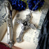 <12013>Vas Incarnationis necklace - Cross - Black