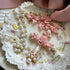 <12019>Parure de Rose necklace - Pink