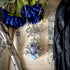 <12030>The Virtuous Rose necklace - Silver Light Blue