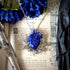<12034>Crest of Devotion pendant - SV x blue heart