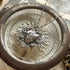 <12037>Crest of Devotion pendant - Silver heart x Clear stone