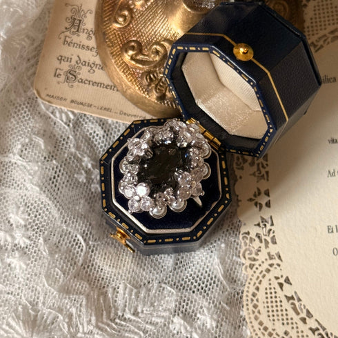 <12044>Eugenie Ring - Night Black