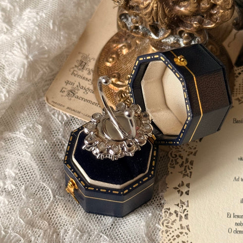 <12044>Eugenie Ring - Night Black