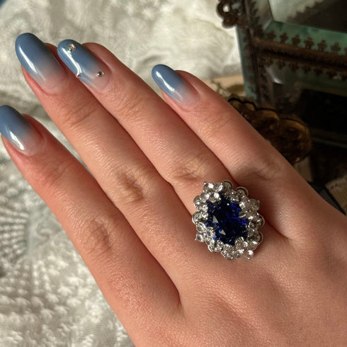 <12045>Eugenie Ring - White Opal