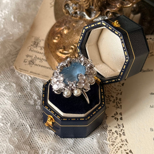 <12046>Eugenie Ring - Sky Blue