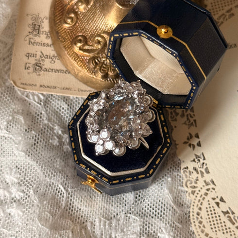 <12047>Eugenie Ring - Crystal