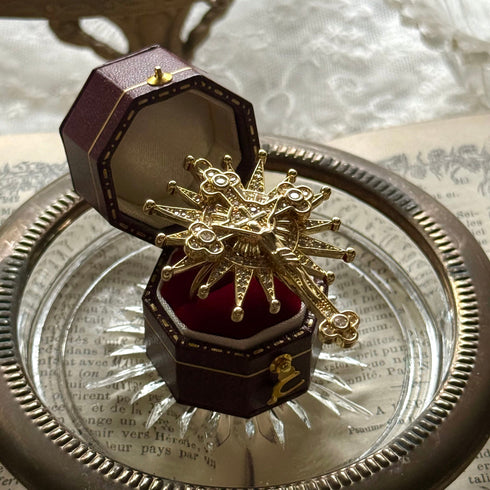 <12055>Monstrance Ring - GD