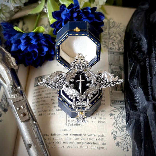 <12057>Vas Incarnations Ring - Black
