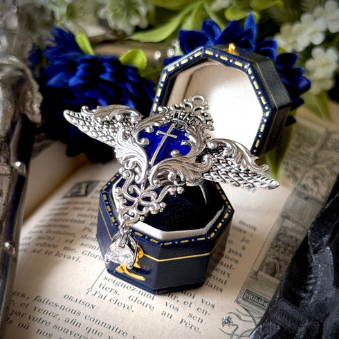 <12058>Vas Incarnations Ring - Blue