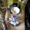 <12059>The Virtuous Rose Ring - Silver Light Blue