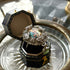 <12062>Vintage Cabochon Eugenie Ring - Mother and Son