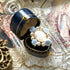 <12069>Rococo Rose Ring - MOP Light Blue