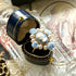 <12073>Rococo Rose Ring - GD cameo