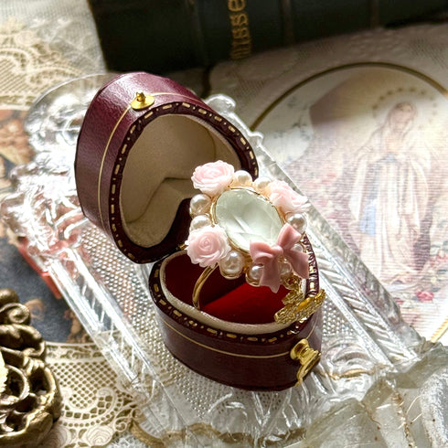 <12074>Rococo Rose Ring - Antoinette