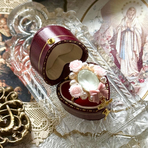 <12074>Rococo Rose Ring - Antoinette