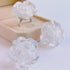 <14002>Ice rose ring silver