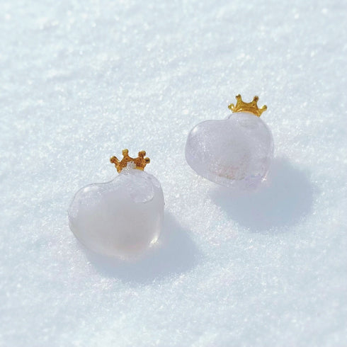 <14003>Melty heart ring gold