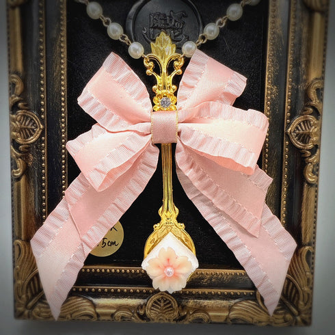 <14008>Sakura sugar cube necklace