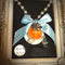 <14009>Sugar cube mountain tea necklace
