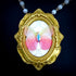 <14010>Butterfly specimen necklace Pink