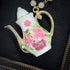<14016>Antique tea pot necklace large