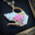 <14017>Antique tea pot necklace Medium